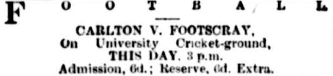 1895 v Footscray advert Argus June 01 Capture.jpg
